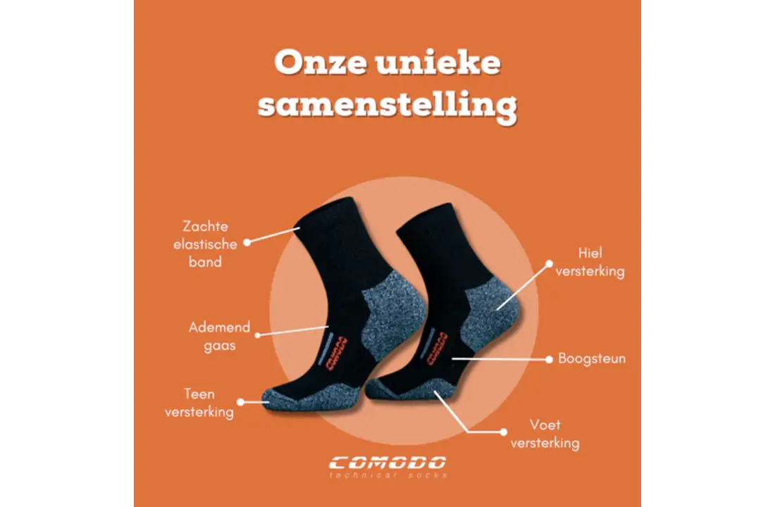 Comodo Wandelsokken Polyester TRE5