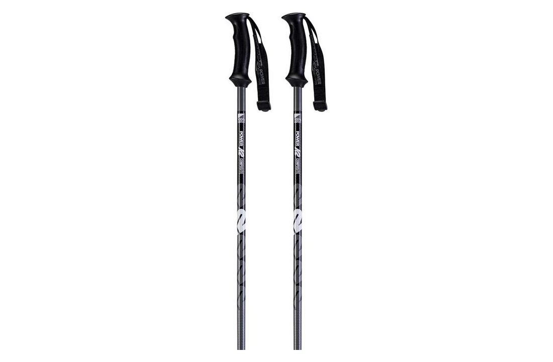 K2 Skistokken Power Composite Gunmetal