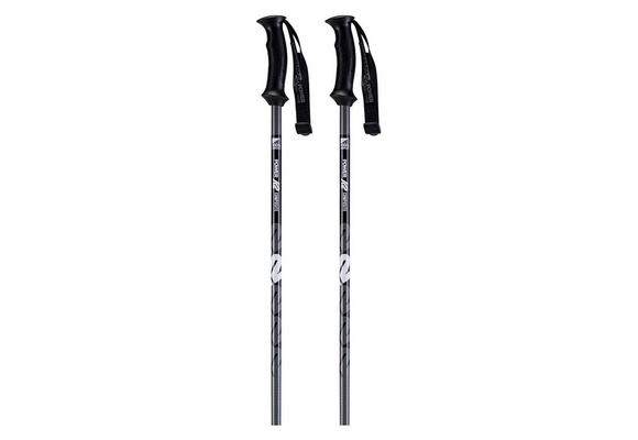 K2 Skistokken Power Composite Gunmetal