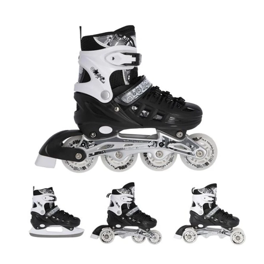 Nils inline skates/schaaatsen verstelbaar