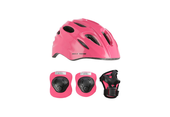 Nils Skate helm en beschermers