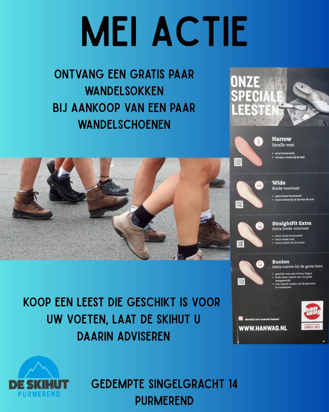WANDELACTIE DE MAAND MEI BIJ SKIHUT TE PURMEREND