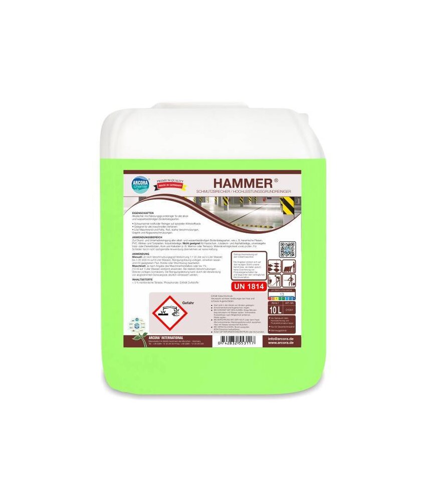 Arcora Industriële reiniger - HAMMER 10L