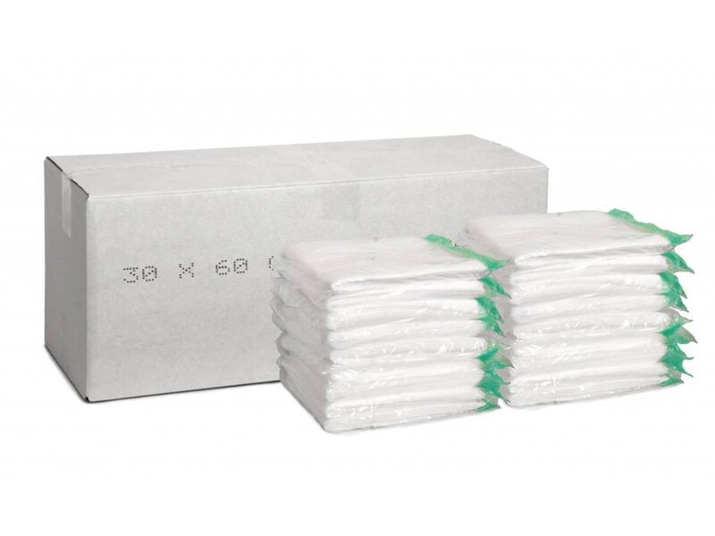 Arcora Wisdoeken 60x30cm Wit, 100stuks