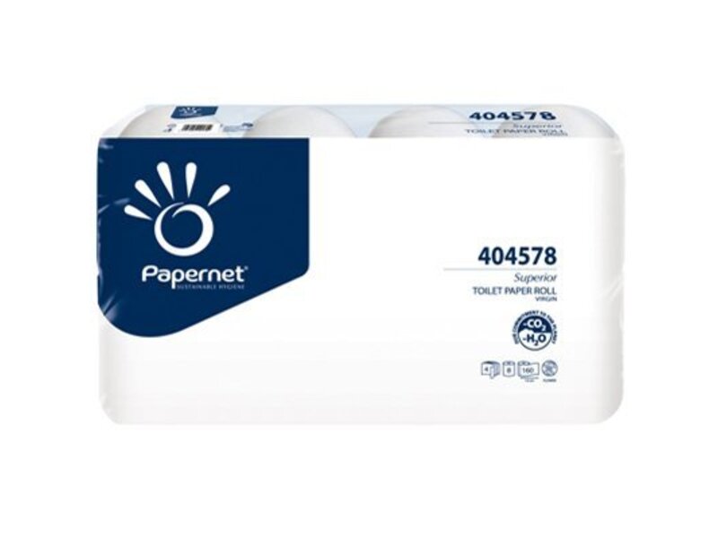 Eigen merk Toiletpapier Traditioneel, 4-laags, wit, 160 vel, 72 rollen