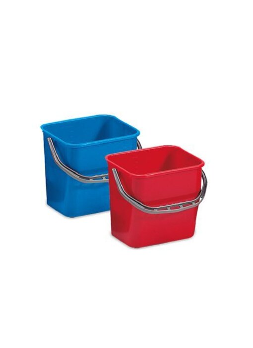 Arcora Kunststofemmer 12L, rood