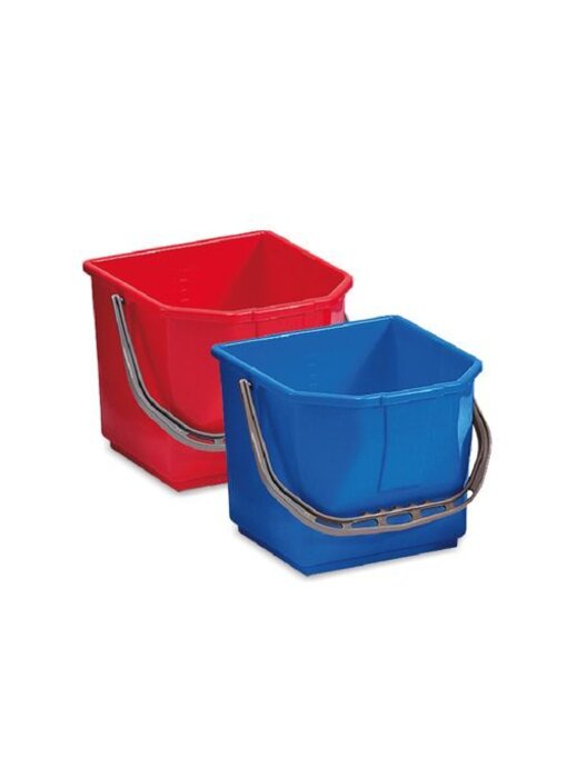 Arcora Kunststofemmer 15L, rood