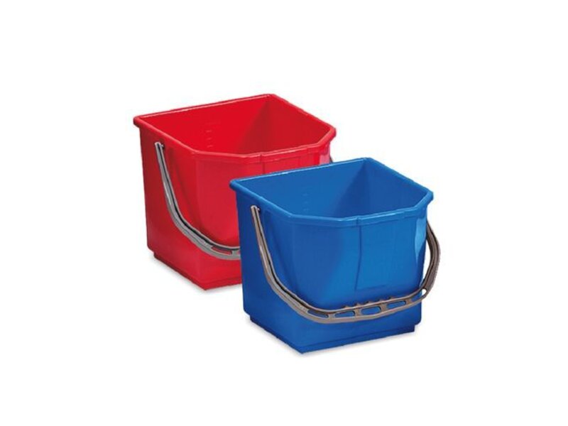 Arcora ECOMOP Kunststofemmer 15L, rood