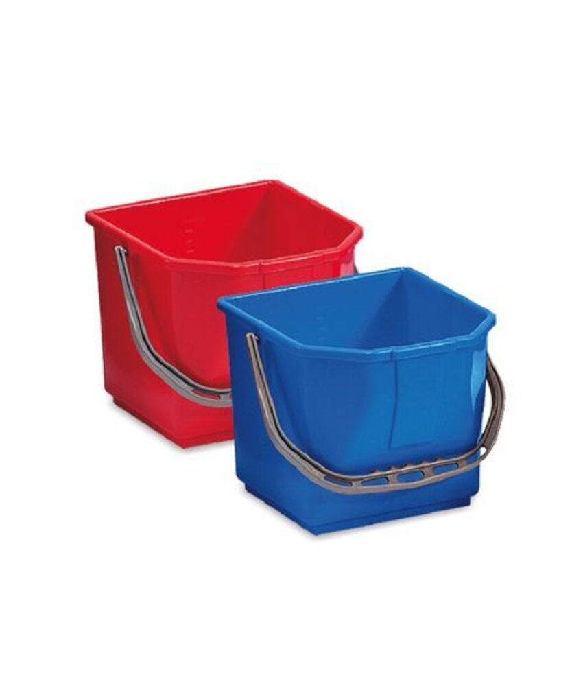 Arcora Kunststofemmer 15L, rood