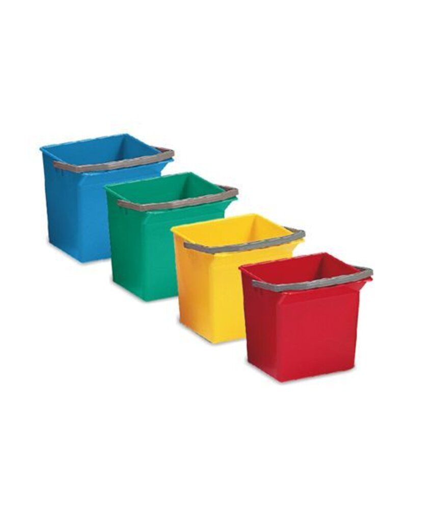 Arcora Kunststofemmer 6L, geel
