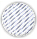 Arcora Rondmop SOFT 43cm, 2-zijdig, BLAUW-WIT