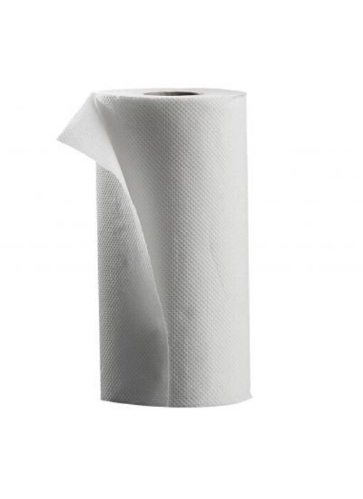 Eigen merk Keukenrollen, 2-laags, tissue wit, 32 rollen x 50 vel