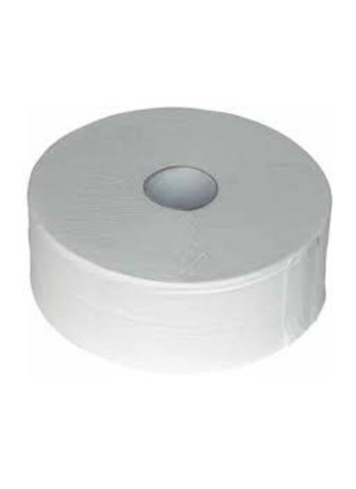Eigen merk Toiletpapier Jumbo Maxi, 6x 380M, 2-laags, cellulose, wit