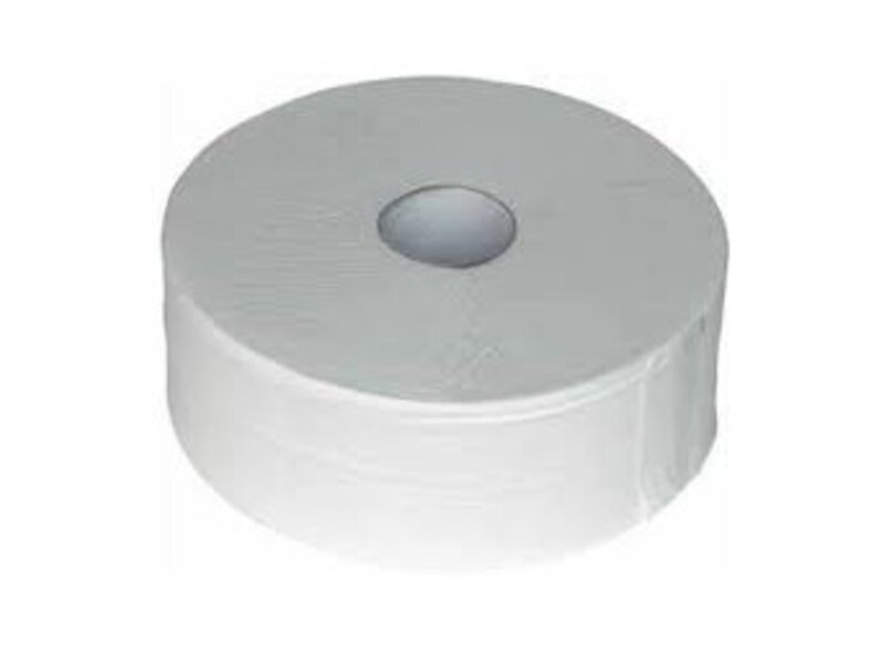 Eigen merk Toiletpapier Jumbo Maxi, 6x 380M, 2-laags, cellulose, wit