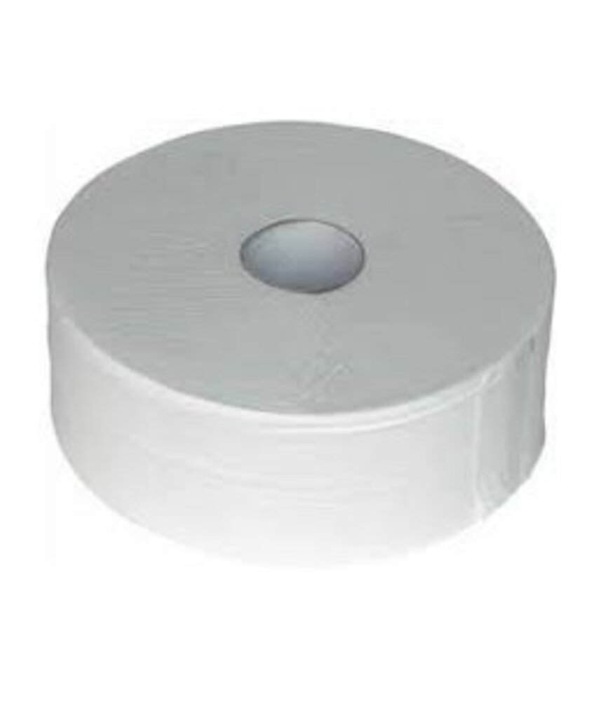 Eigen merk Toiletpapier Jumbo Maxi, 6x 380M, 2-laags, cellulose, wit