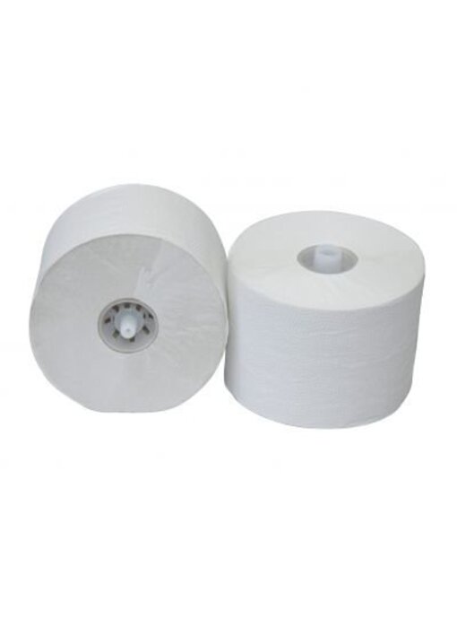 Eigen merk Toiletpapier Doprol, 36x 150M, 1-laags, luxe crêpe wit
