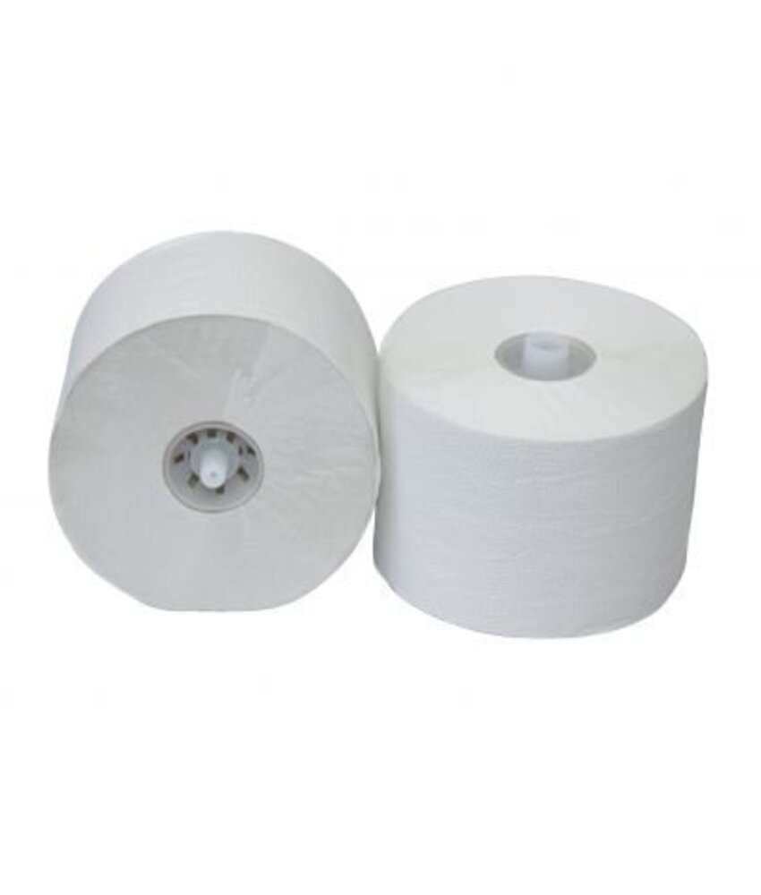 Eigen merk Toiletpapier Doprol, 36x 150M, 1-laags, luxe crêpe wit