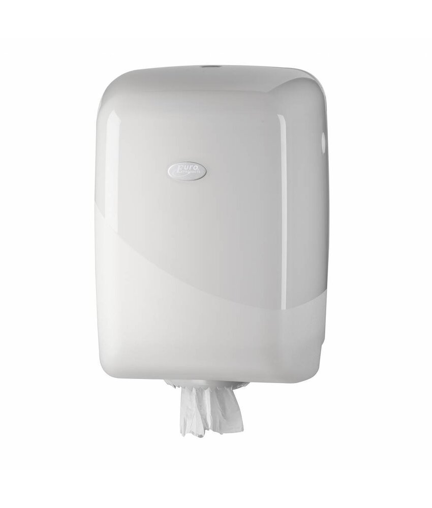 Eigen merk Dispenser Poetsrollen midi, wit