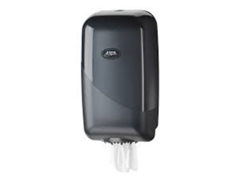 Eigen merk Dispenser Poetsrollen mini, zwart
