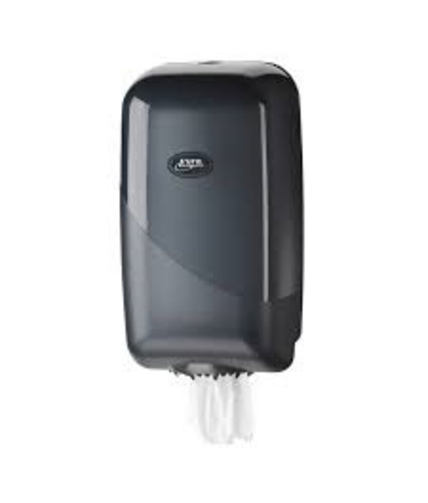 Eigen merk Dispenser Poetsrollen mini, zwart