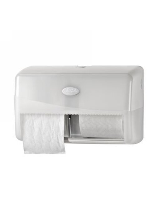 Eigen merk Dispenser Toiletrol standaard DUO, wit