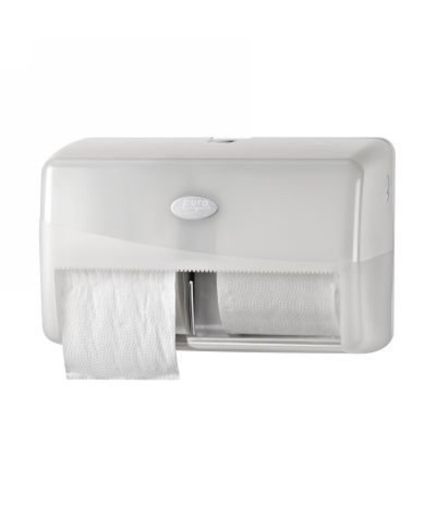 Eigen merk Dispenser Toiletrol standaard DUO, wit
