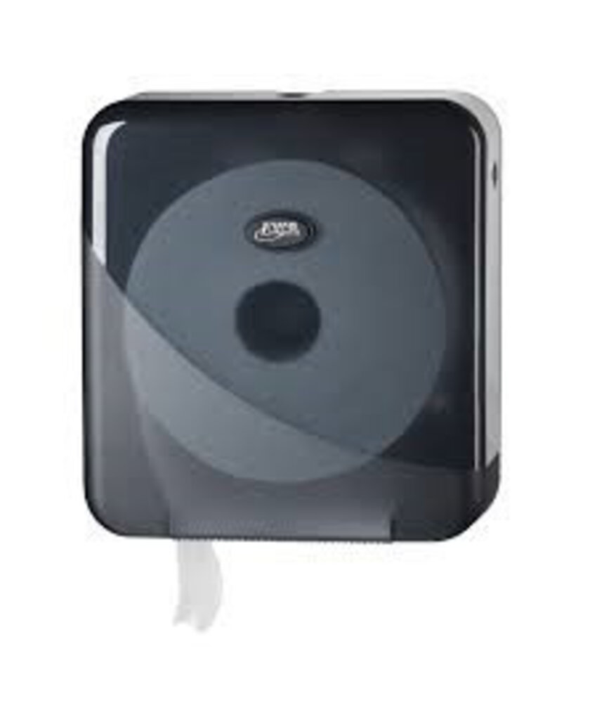 Eigen merk Dispenser Toiletpapier jumbo maxi, zwart
