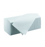 Eigen merk Vouwhanddoekjes Z-vouw, 2-laags, recycled tissue wit, 3200 stuks