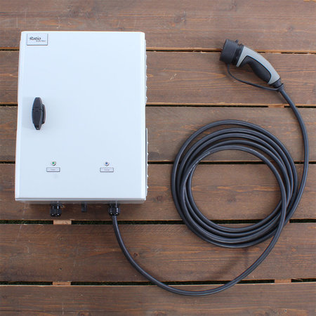 Ratio EV Transformer Smart Charger (3 x 16A -> 1 x 32A) met kWh meter