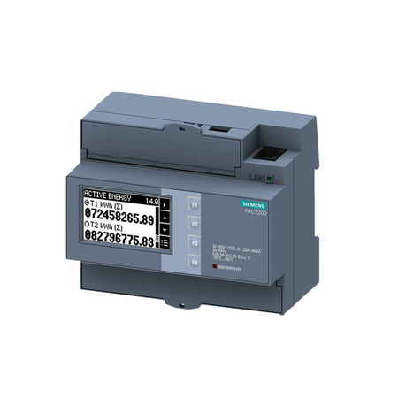 Siemens kWh meter 65A 3-fase Dinrail Digitaal