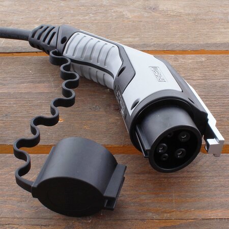 Wallbox Commander 2 - Type 1 - 7,4kW - Zwart - 5 meter laadkabel - Retour