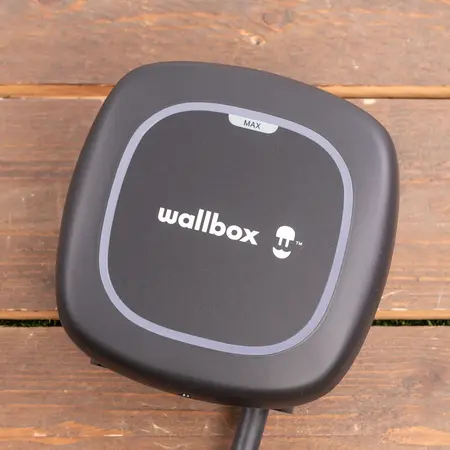 Wallbox Pulsar Max 7,4 kW - EV Laadstation Zwart type 2 met 7 meter lange vaste rechte laadkabel