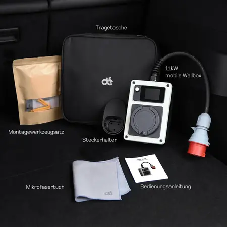 dé Mobiele Wallbox type 2 - CEE - 3 fase 16A