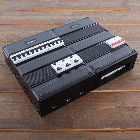 EMAT Groepenkast 12 groepen 440x330mm 3 fase Hoofdschakelaar