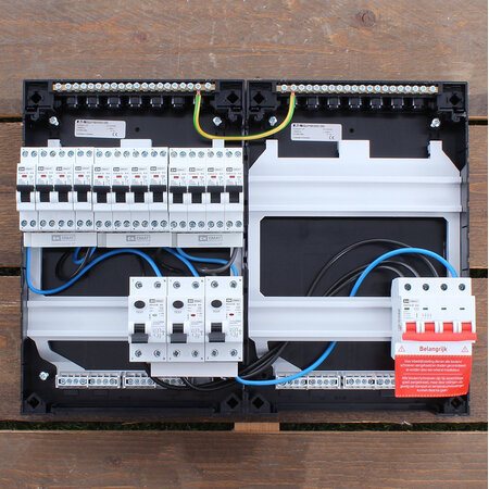 EMAT Groepenkast 12 groepen 440x330mm 3 fase Hoofdschakelaar