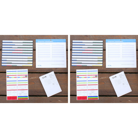 EMAT Groepenkast 12 groepen 440x330mm 3 fase Hoofdschakelaar