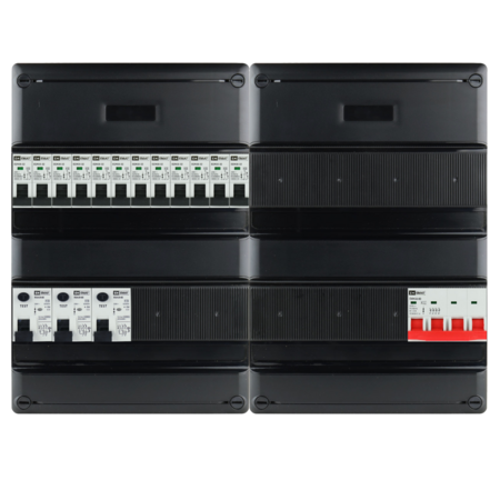 EMAT Groepenkast 12 groepen 440x330mm 3 fase Hoofdschakelaar