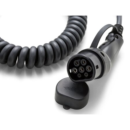 Ratio E-Line Laadkabel Type 2 naar open einde - 1x32A - 4 meter - Coiled