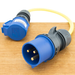 Ratio Verloopstekker 3 fase naar 1 fase 32A