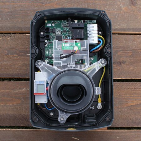 Alfen  Eve Single S-line - 3 x 32A - Grijs - Loadbalancing - 5 meter kabel type 2