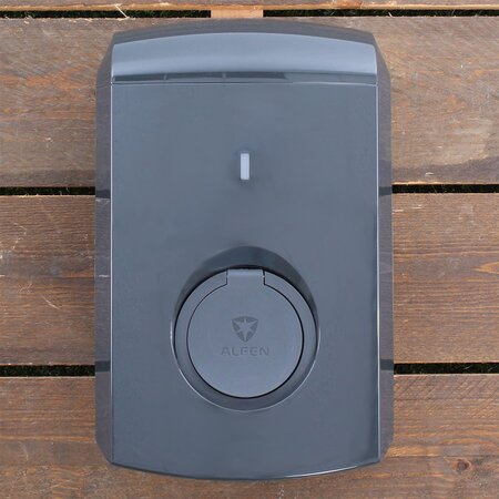 Alfen  Eve Single S-line - 3 x 32A (22kW) - Loadbalancing - Grijs - Socket