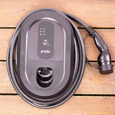 Ratio io6 Pro Laadstation 5 meter vaste laadkabel 3 fase 16-32A - MID Meter