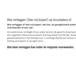 Btw verleggen: zo werkt het