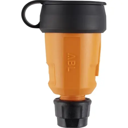 ABL Hightech koppeling SCHUKO Elamid oranje kraag IP44 Type 1580