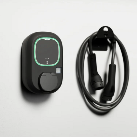 Wallbox Pulsar Pro Socket MID 22 kW - EV Laadstation Zwart