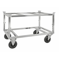 thumb-Pallettrolley 65cm 120x80cm 800kg verstelbaar in hoogte-1