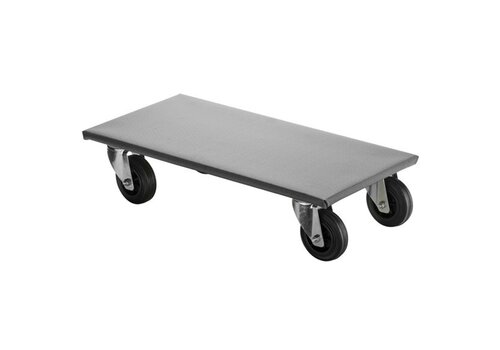 Rolplateau antislip 60x35cm 250kg rubber 