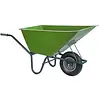 Stalkruiwagen Basic premium gecoat frame 160 L groen