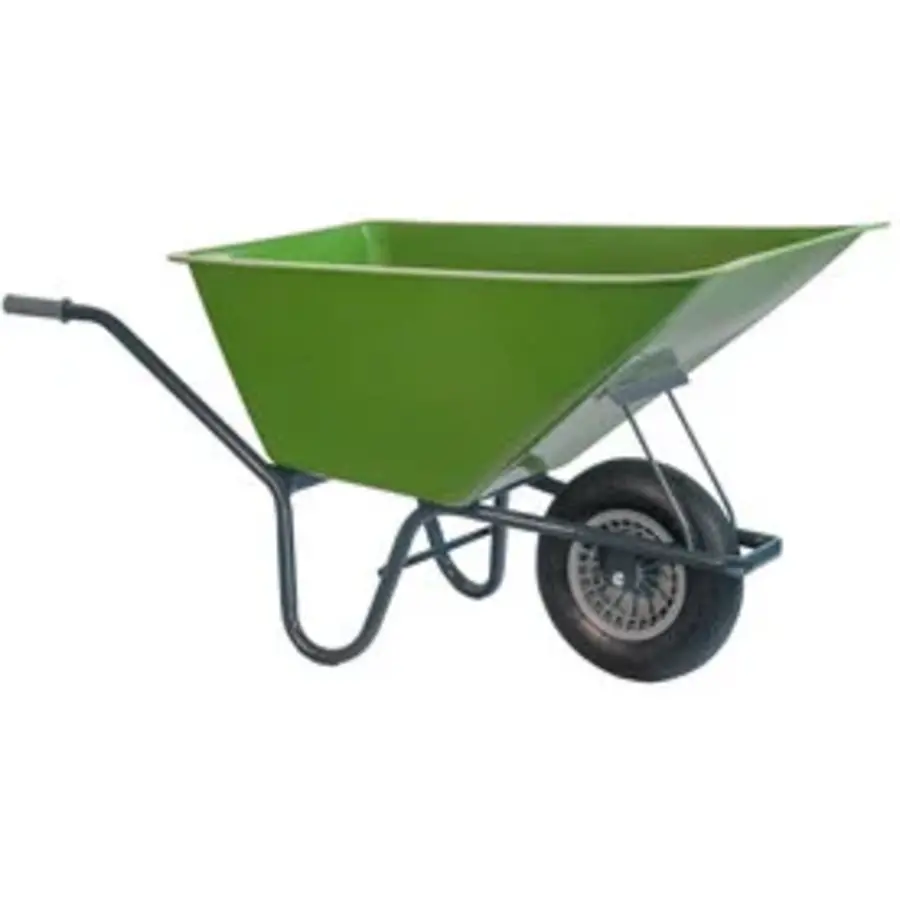 Stalkruiwagen Basic premium gecoat frame 160 L groen-1