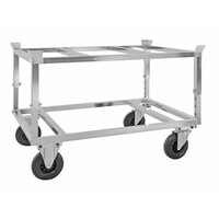 thumb-Pallettrolley 65cm 120x80cm 800kg verstelbaar in hoogte-3